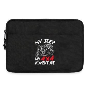 My Jeeps My Adventure - Laptop bag 13" - black - Front