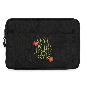 Restez enfant de lune sauvage - Sacoche pour ordinateur portable 13 pouces - noir - Devant