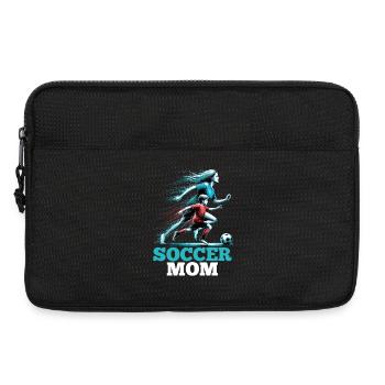 Soccer Mom Fußball Geschenk - Laptoptasche 13" - Schwarz - Vorne