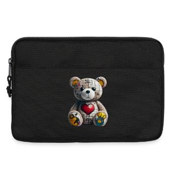Orso orsacchiotto Teddy Bear - Laptop bag 13" - black - Front