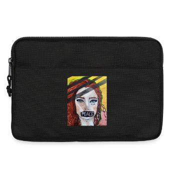 Live PEACE - Laptoptasche 13" - Schwarz - Vorne