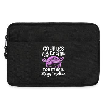 Kreuzfahrt für Paare - Laptoptasche 13" - Schwarz - Vorne