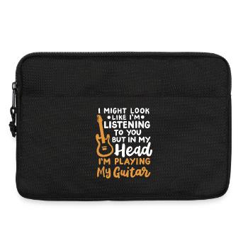 Gitarrenspieler Gitarrist - Laptoptasche 13" - Schwarz - Vorne