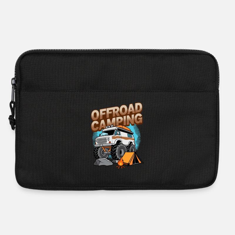 Offroad Camping - Laptoptasche 13" - Schwarz