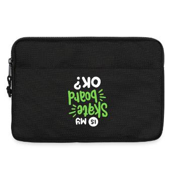 Skateboard Skateboarder Skateboarding - Laptoptasche 13" - Schwarz - Vorne