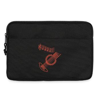 Musicien guitare - Sacoche pour ordinateur portable 13 pouces - noir - Devant