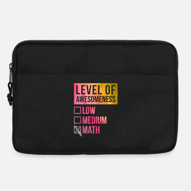 Mathematik - Laptoptasche 13" - Schwarz