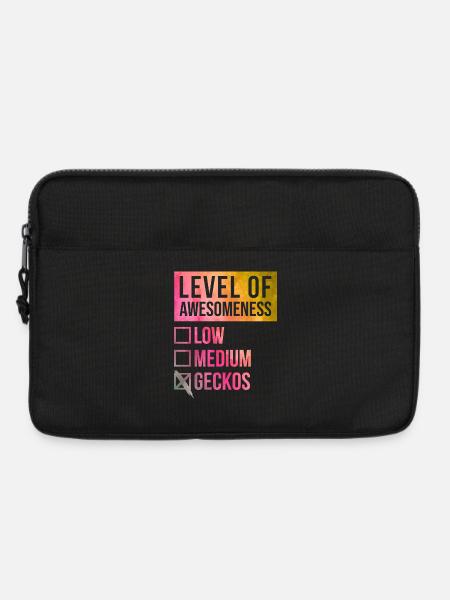 Gecko Gecko Gecko - Laptoptasche 13" - Schwarz