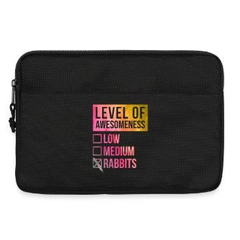 Rabbit - Laptop bag 13" - black - Front