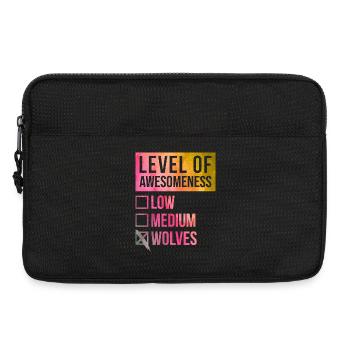 Wolf - Laptoptasche 13" - Schwarz - Vorne