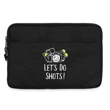 Let's do Shots Photography Humor - Laptop bag 13" - black - Front