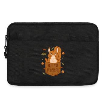 Sac de poitrine d’écureuil - Nut my problem - Sacoche pour ordinateur portable 13 pouces - noir - Devant
