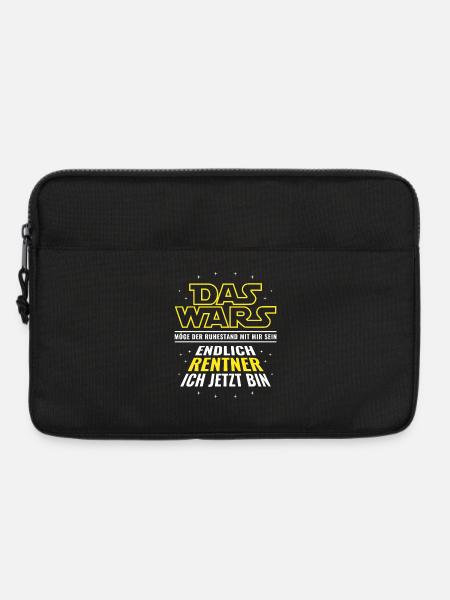 Rente Das wars - Endlich Rentner ich jetzt bin - Laptoptasche 13" - Schwarz