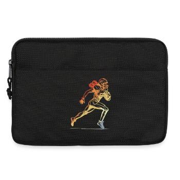 Football américain Femme - Sacoche pour ordinateur portable 13 pouces - noir - Devant