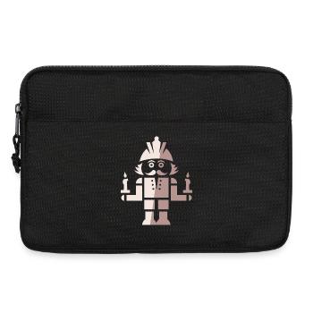 Nutcracker Miner Christmas Symbol Candles - Laptop bag 13" - black - Front
