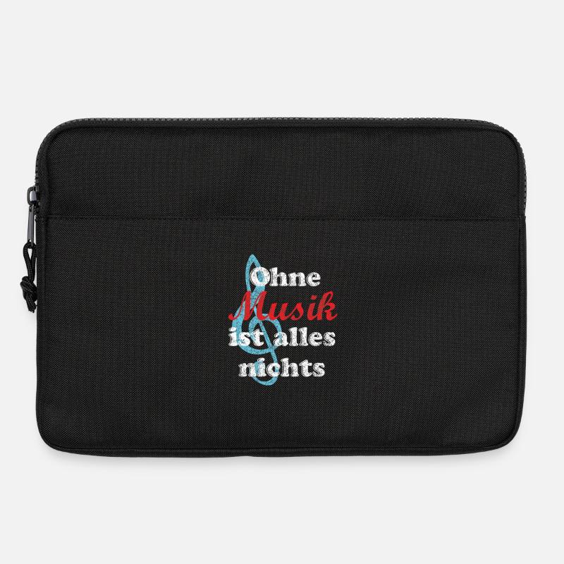musik - Laptoptasche 13" - Schwarz