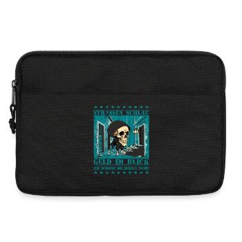 Street Skull - Laptop bag 13" - black - Front