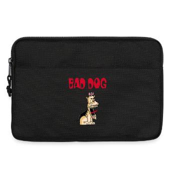 Petit chien en colère - Sacoche pour ordinateur portable 13 pouces - noir - Devant
