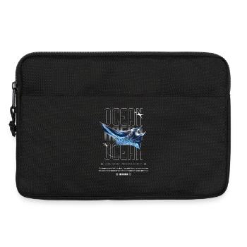 Ocean Manta Precious Treasure - Laptop bag 13" - black - Front