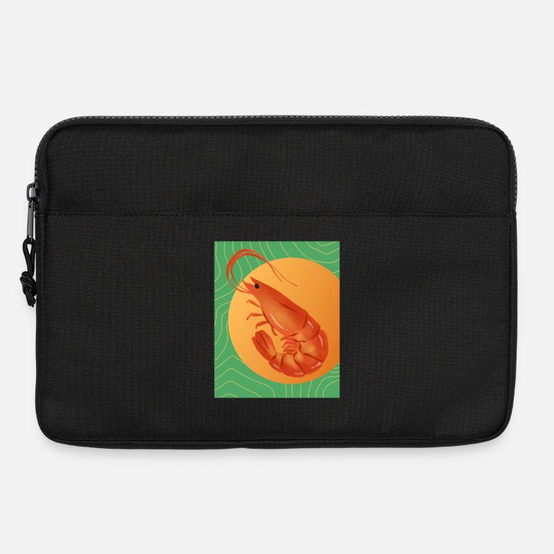 Maximalist Shrimp - Laptoptasche 13" - Schwarz