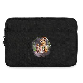 Chill Mom 2026 – Don’t Mess with a Chill Mom - Laptoptasche 13" - Schwarz - Vorne