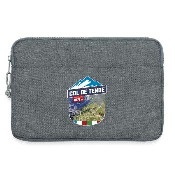 Col de Tende | Colle di Tenda | Sticker - Laptoptasche 13" - Grau meliert - Vorne