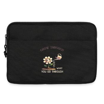 Emotionally strong – Grow &amp; heal - Laptop bag 13" - black - Front