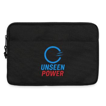 Puissance énergisante Design abstrait - Sacoche pour ordinateur portable 13 pouces - noir - Devant