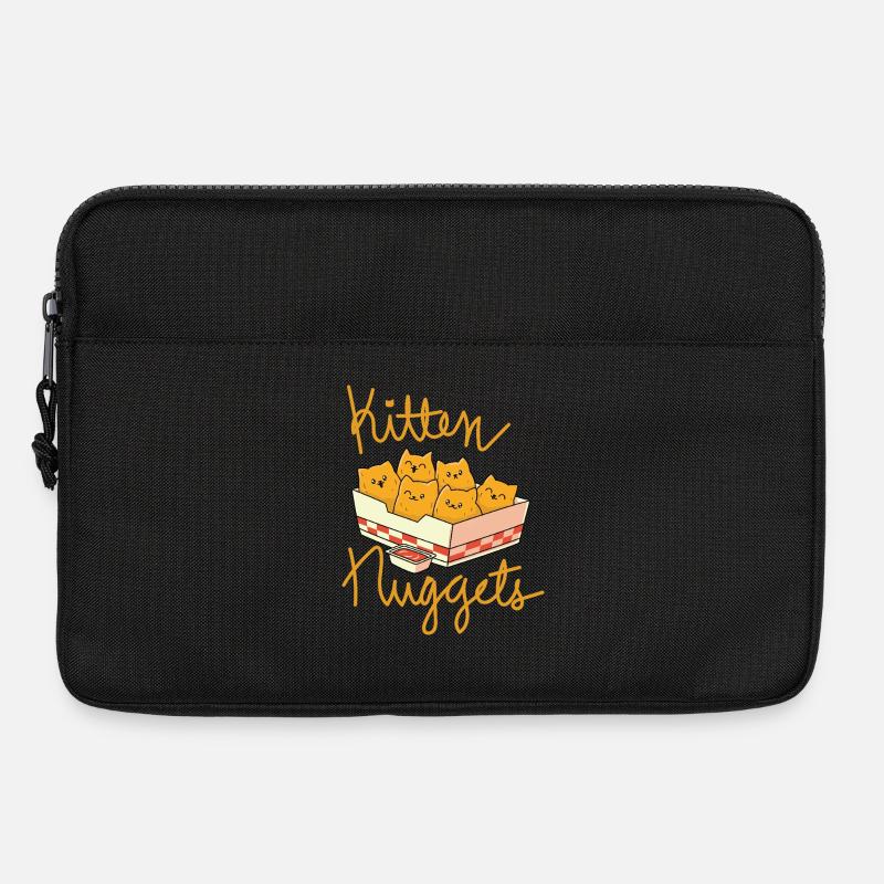 Kitten Nuggets Funny Cat - Laptop bag 13" - black