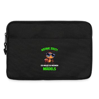 Garten Keine Zeit ich muss zu meinen Mädels Ameise - Laptoptasche 13" - Schwarz - Vorne