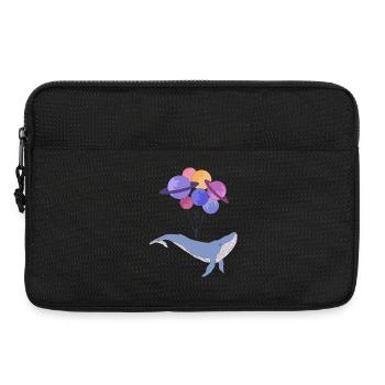 Weltraumwal - Laptoptasche 13" - Schwarz - Vorne