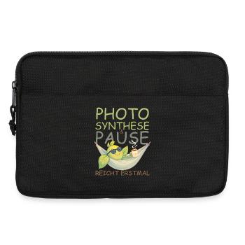 Pause, café, soleil, ça suffit ! - Sacoche pour ordinateur portable 13 pouces - noir - Devant