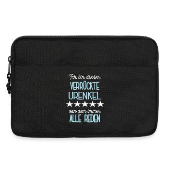 Arrière-petit-fils disant arrière-petit-fils arrière-petits-enfants arrière-petit-fils - Sacoche pour ordinateur portable 13 pouces - noir - Devant