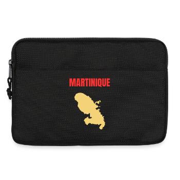 Martinique – Westindische Inseln T-Shirt - Laptoptasche 13" - Schwarz - Vorne