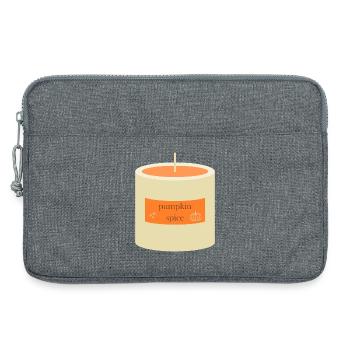 Bougie Citrouille Épices - Sacoche pour ordinateur portable 13 pouces - gris chiné - Devant
