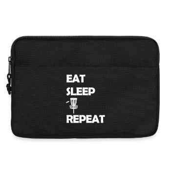 Eat Sleep Disc Golf Répéter Disc Golf Tendance Sport - Sacoche pour ordinateur portable 13 pouces - noir - Devant