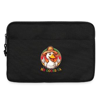 Me Goose Ta lustige Gans Mexiko - Laptoptasche 13" - Schwarz - Vorne