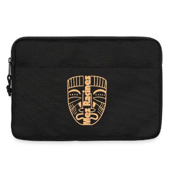 Masque Tribal Minimaliste Beige - Sacoche pour ordinateur portable 13 pouces - noir - Devant