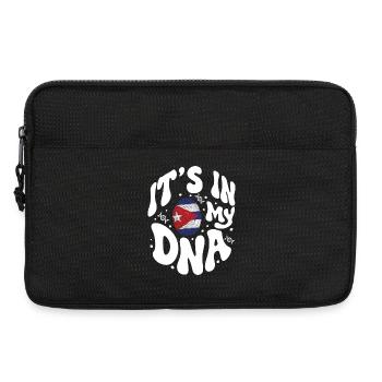 Kubanische DNA Kuba Flagge Hispanisch - Laptoptasche 13" - Schwarz - Vorne