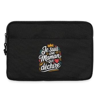 Ich bin eine Killer-Mutter - Laptoptasche 13" - Schwarz - Vorne