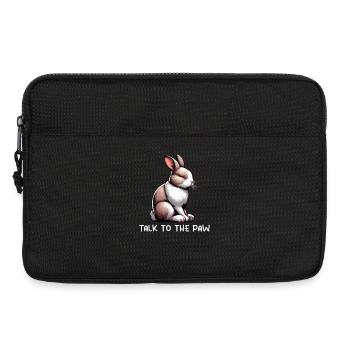 Talk to the Paw Rabbit Bunny Bunny Long Eared - Laptop bag 13" - black - Front
