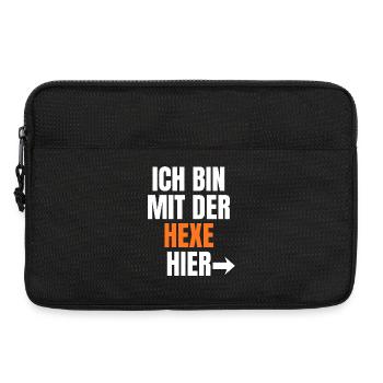I'm with the witch here - Laptop bag 13" - black - Front