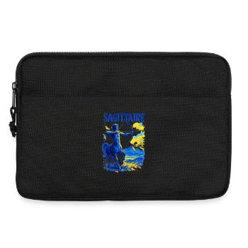 Sternzeichen Schütze - Astrologie - Laptoptasche 13" - Schwarz - Vorne