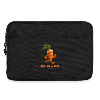 Lauf wie eine Möhre - Laptoptasche 13" - Schwarz - Vorne