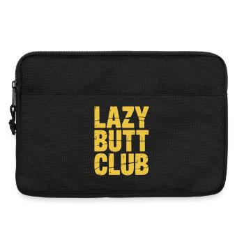 Lazybuttclub Gym Fitness Workout - Laptoptasche 13" - Schwarz - Vorne