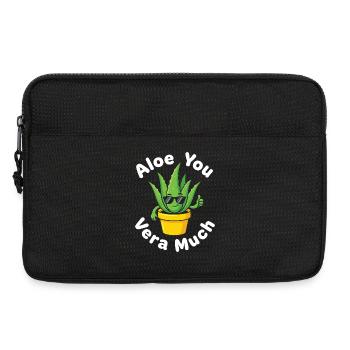 Aloe You Vera Viel Saftiger Kaktus Wortspiel - Laptoptasche 13" - Schwarz - Vorne