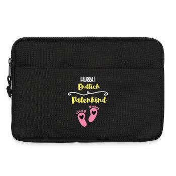 Houray Enfin filleule Filleule, Marraine Enfants-filles - Sacoche pour ordinateur portable 13 pouces - noir - Devant
