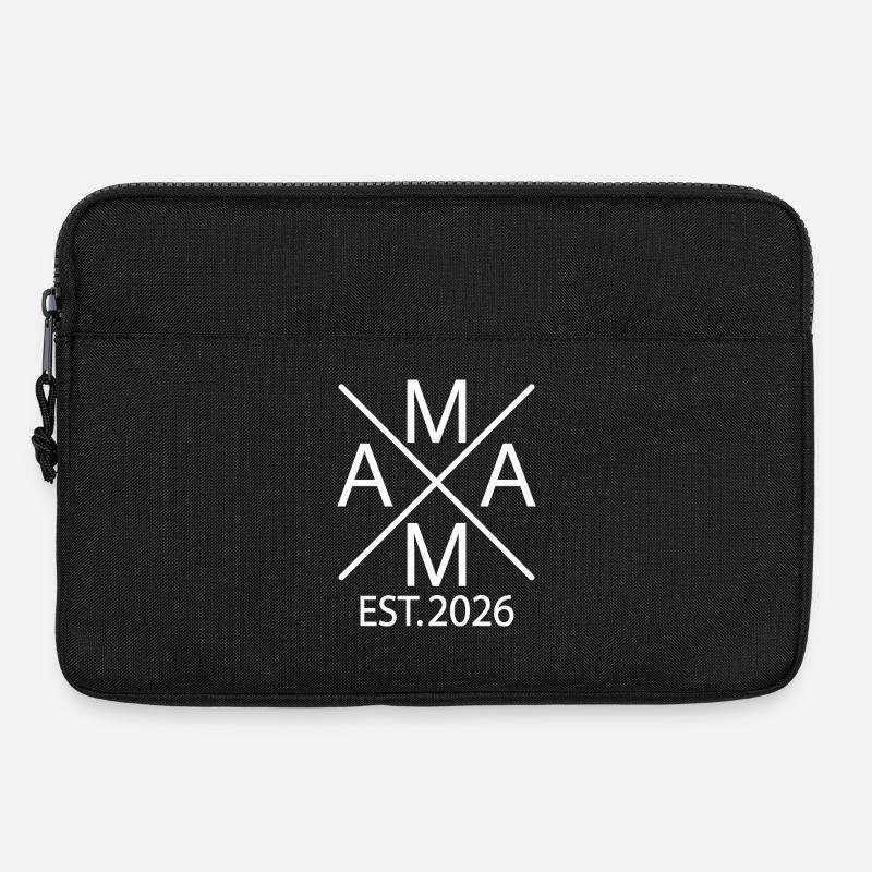 Mama est. 2026 Mutter 2026 Erstes Mal Mama 2026 - Laptoptasche 13" - Schwarz