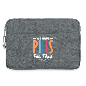 Pharmacien Technicien Pharmaceutique - Sacoche pour ordinateur portable 13 pouces - gris chiné - Devant
