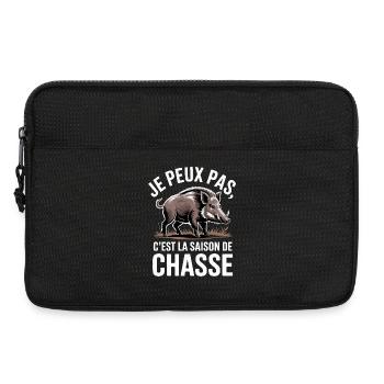 I can't, it's hunting season - Laptop bag 13" - black - Front